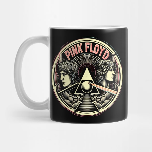 Pink Floyd // Vintage Fan Art by Trendsdk